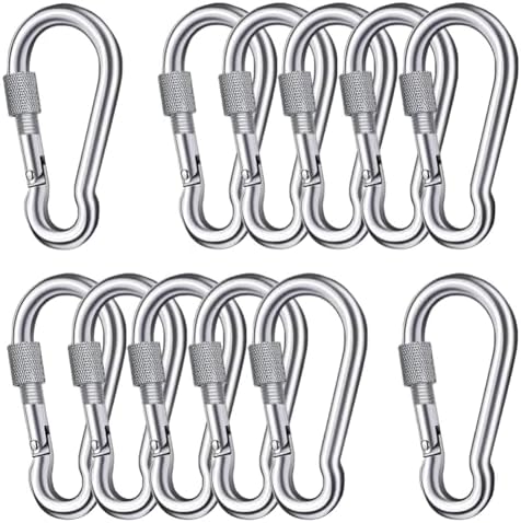 Produktbild von 10x Schraubverbinder M6 – Robuste Kettenglieder, Oval, Silber, Aus Eisen | Für Kettenverbindungen, XHNKEG, OSBDE0016