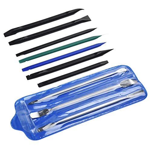 YWBL-WH Kit Réparation Électronique 10 Pièces Tournevis et Levier pour Téléphone et Appareils Portables