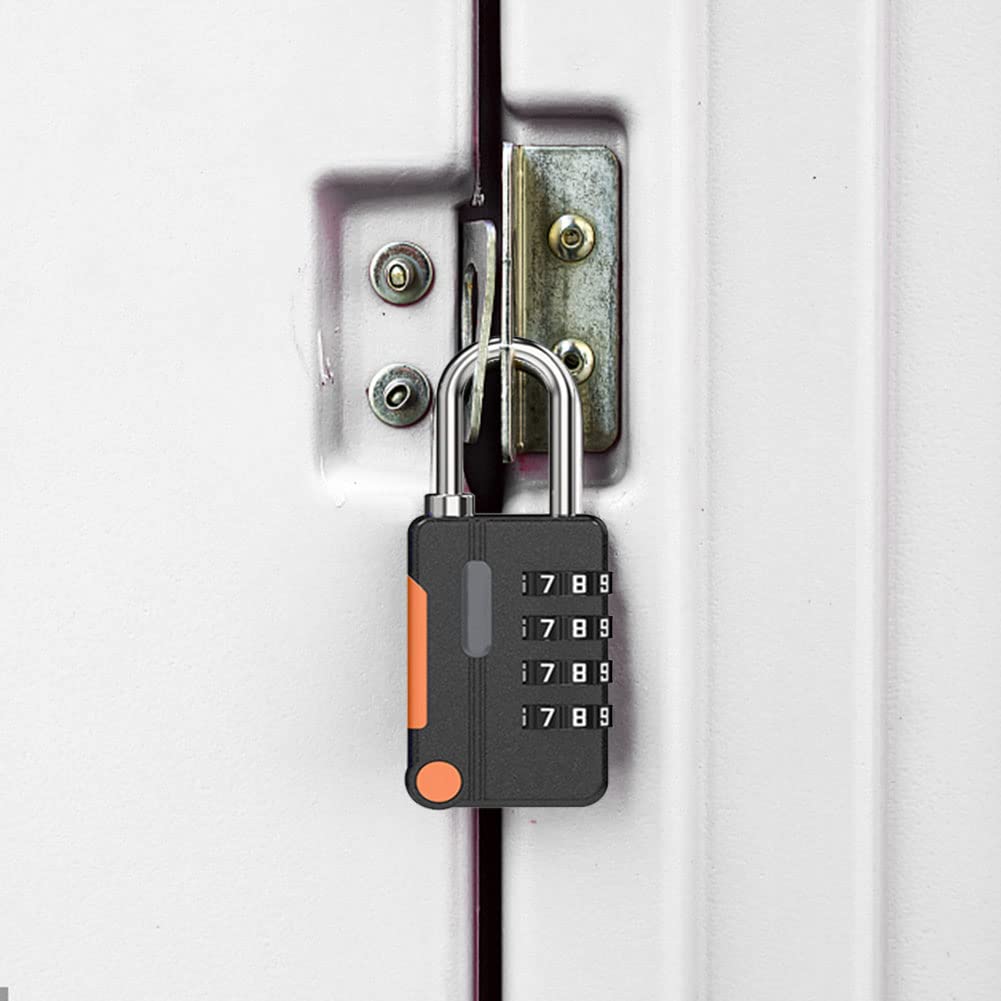 Cadenas à combinaison avec code réinitialisable, Cadenas à code, serrure à combinaison en alliage de zinc, cadenas à combinaison à 4 chiffres(Parent)