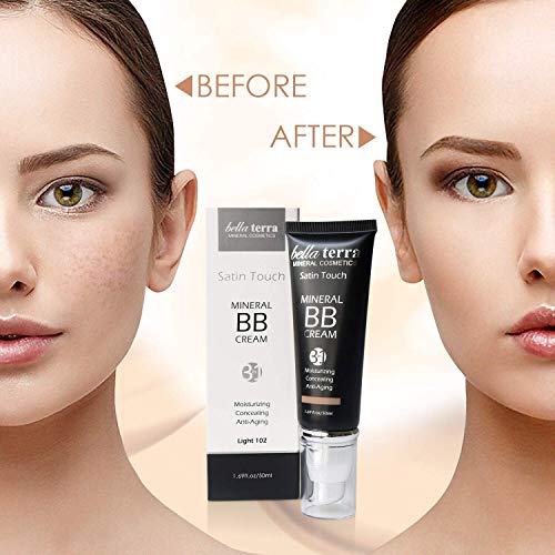 Bellaterra Cosmetics BB Cream, Tinted Moisturizer, Mineral Foundation, Concealer, Anti-Aging, Natural Sun Protection, All Shades 1.69oz - Light 102 - Thumbnail 3