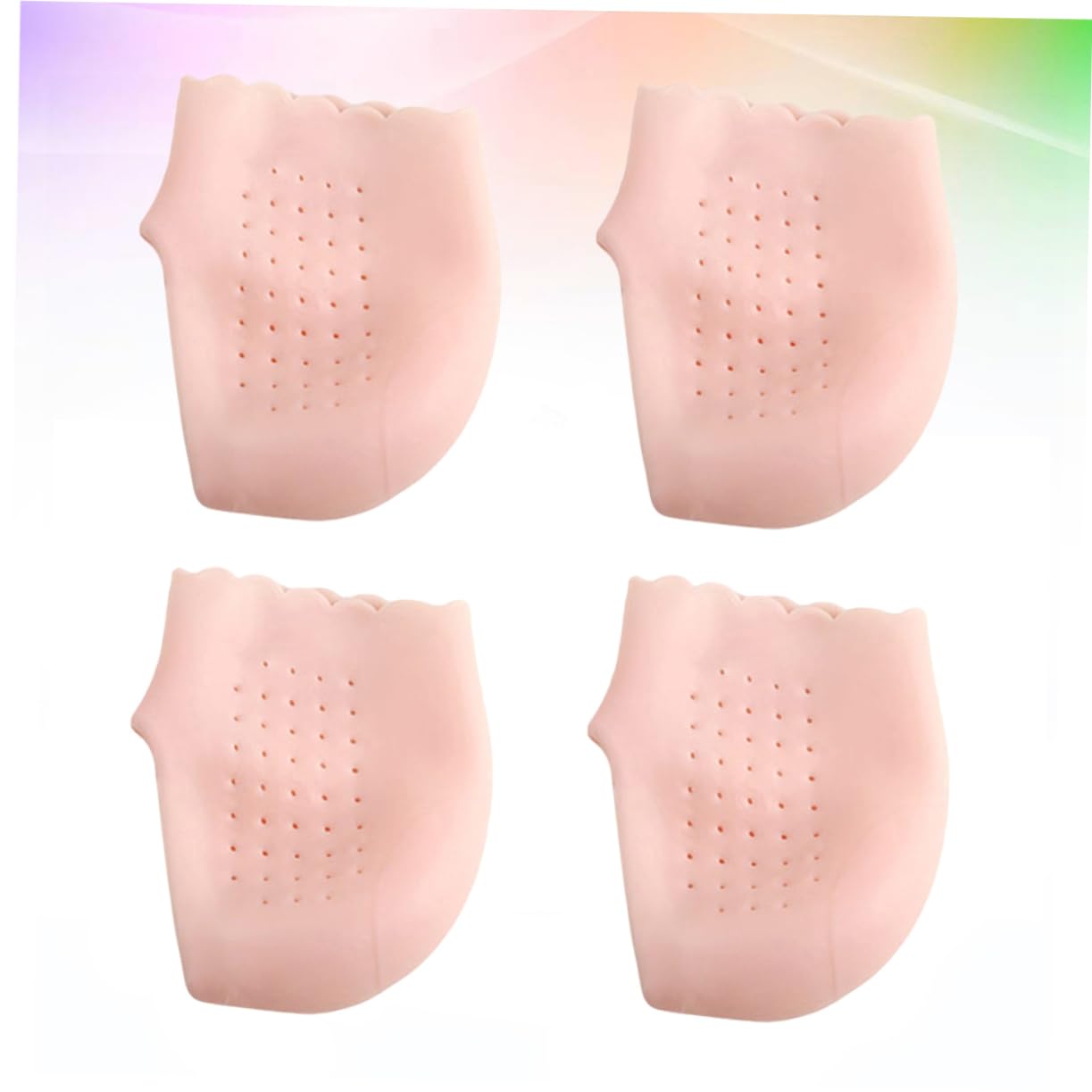 NOLITOY 3sets Comfortable Elastic Women Heel Socks Protective Sleeve for Cracked Heels 2pairs*3