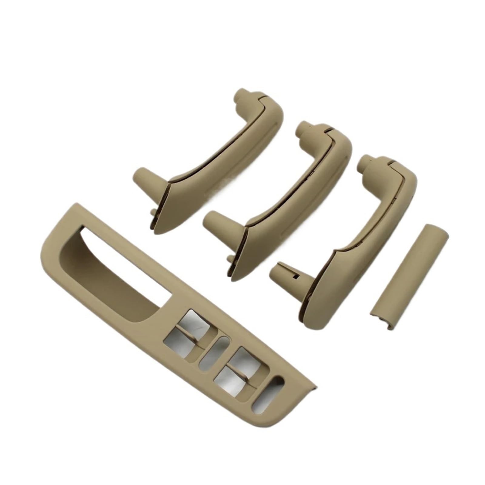 Hjtedhe Beige For Jetta Mk4 1999-2004 Car Interior Passenger Door Pull Handle Accessories Interior Door Handle Pull Trim(Beige)