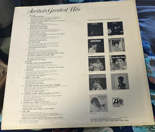 Aretha's Greatest Hits Record 1971 by Aretha Franklin image 4