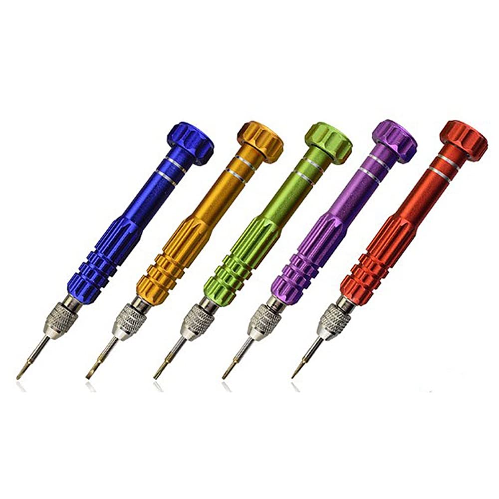5 in1 Eyeglass Screwdriver Multifunction Hand Tools Eyeglass Screwdriver Sunglass Watch Phone Repair Kit