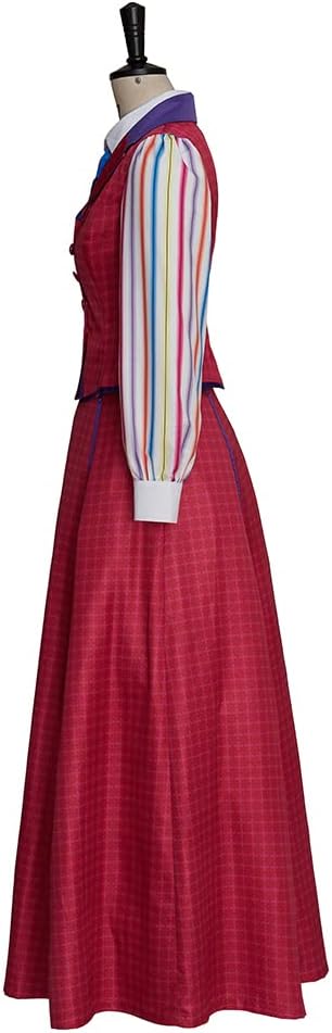 MelangCos The Musical Newsies Katherine Plumber Cosplay Costume Women's Vintage Dress Set