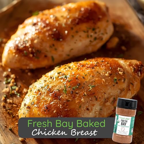 Image of Organic Seafood Seasoning, FreshJax Fresh Bay Savory Spice 5.3oz