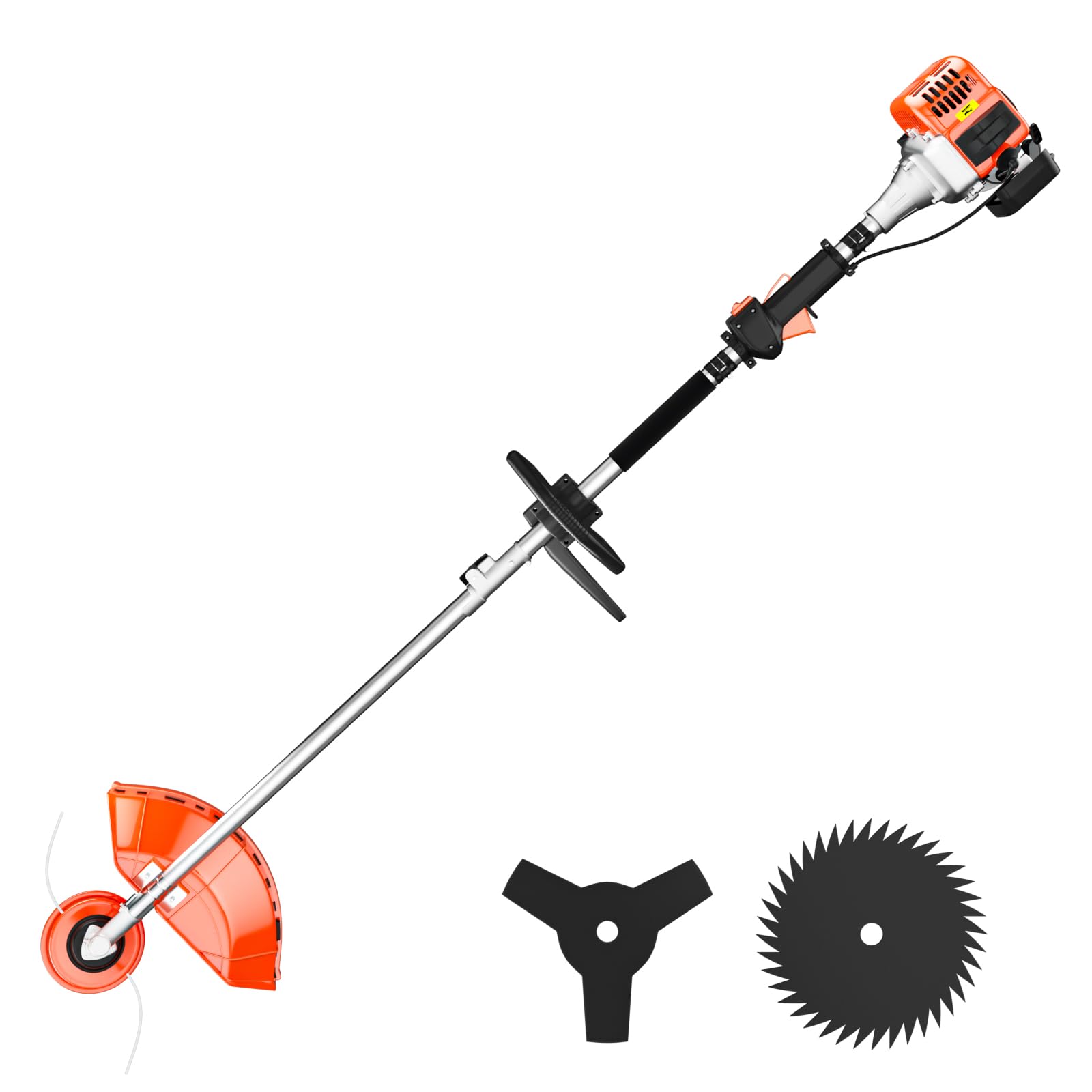 36cc Weed Eater Gas Powered,2-Stroke 3 in 1 Gas Brush Cutter,Gas String Trimmer and Gas Weed Wacker Trimmer for Weeds and Grass