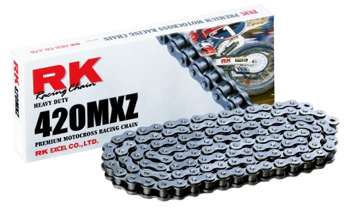 Image of RK Racing Chain 420MXZ-94 (420 Series) Steel 94 Link Heavy Duty MX /SX Racing Non O-Ring Chain with Connecting Link