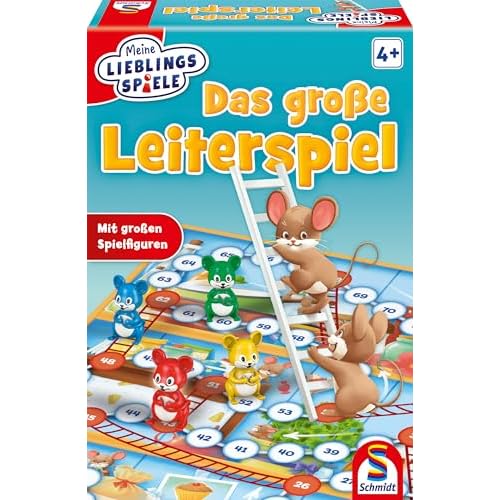 Schmidt Spiele 40553 Das große Leiterspiel, Kinderspiel, 52 x 36 cm