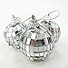 Produktbild Christmas Concepts® Packung 12-40mm Spiegelkugeln - Disco Baubles - Weihnachtsbaum Dekorationen (Silber)