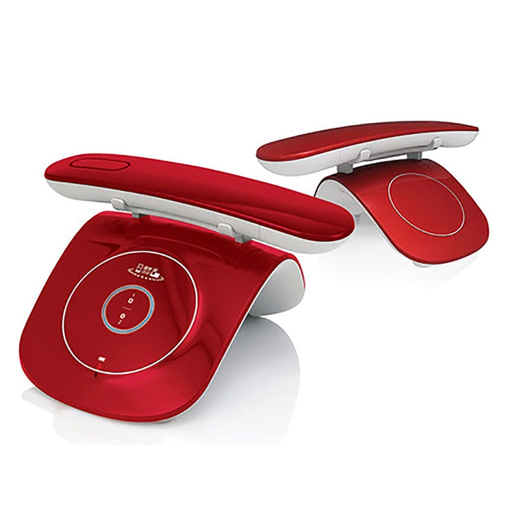 Telefono cordless con segreteria telefonica, blocco chiamate fastidiose, telefono domestico robusto