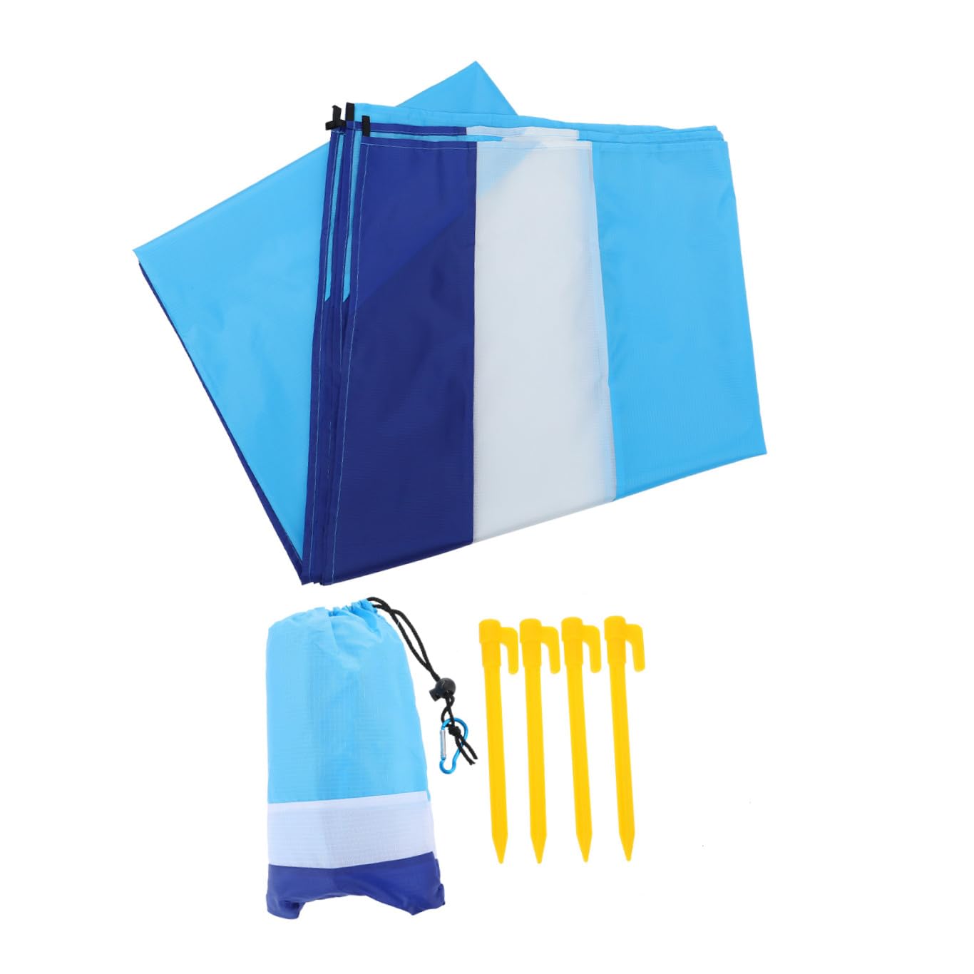 Yardwe 4 Piezas Estera de pícnic Beach Mat Beach Blanket Praia de Picnic para Acampar Cojines Exteriores Impermeables Acampar Aire de Playa Impermeable 210T de Nylon