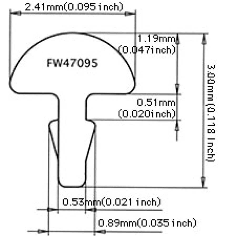 Amazon | Jescar Frets #47095 Stainless 24pcs set No.1145 フレット