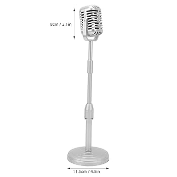 アンティークエレクトロボイスマイク、スタンド希少 アンティークエレクトロボイスマイク、スタンド希少