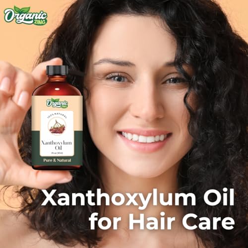 Image of Organic Zing Xanthoxylum (Zanthoxylum) Oil | Pure & Natural Steam Distilled Essential Oil for Aroma, Diffusers & Massage- 30ml /1.01fl oz