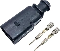1J0973802 for VW 2 Pin Male Connector Brake Pad Wear Sensor Plug Repair