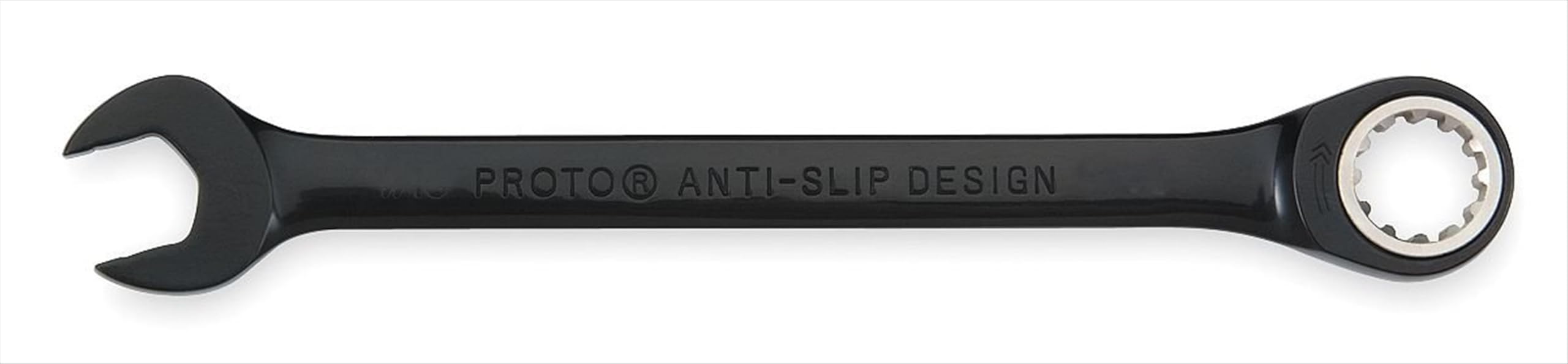 BLK Chrome Combo Non-Reversible Ratchet Wrench 5/16"-Spline