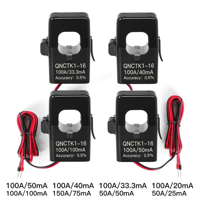 Split core Current Transformer QNCTK1-16 100A 50mA 50A 25mA 100A 100mA 5A 5mA Open Current transducer clamp Current Sensor(QNCTK1-10 50A-25mA)