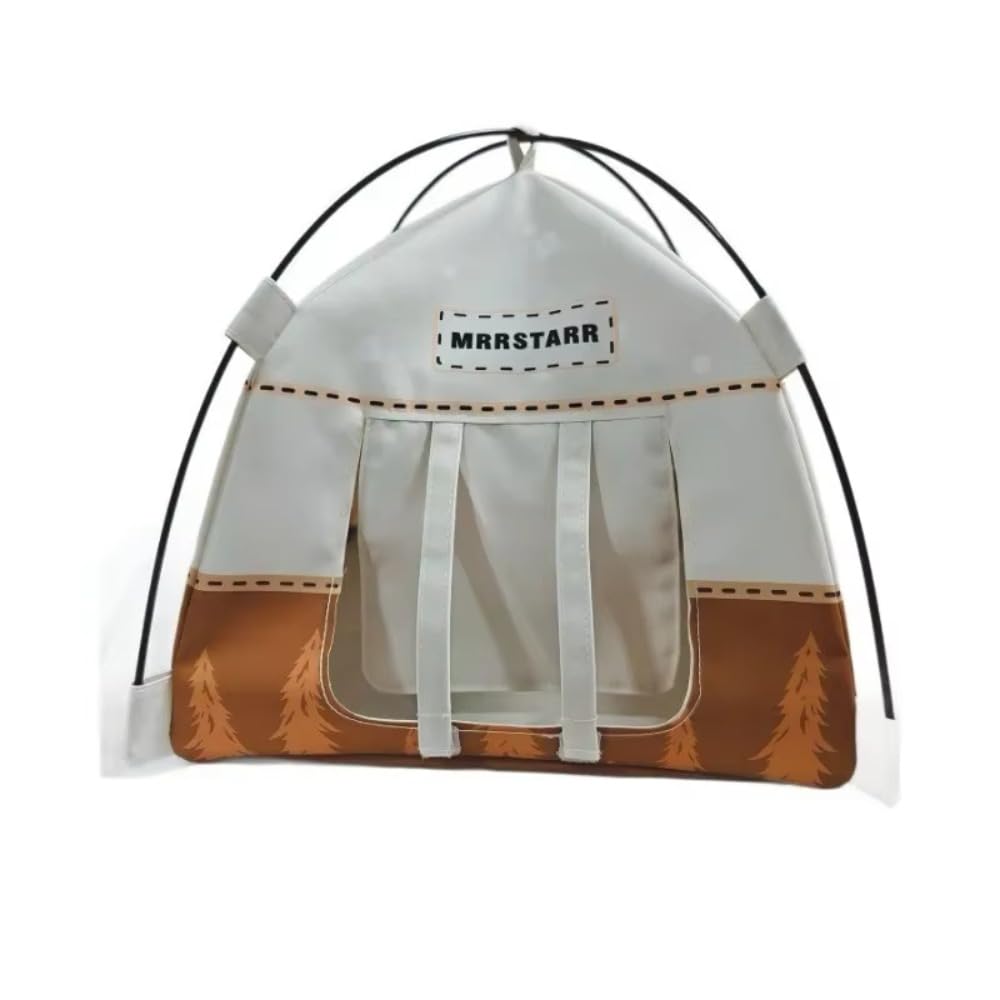 for Dolls, Portable Oxford Cloth Dollhouse Accessories for 1/6 Dolls, Simulation Outdoor Tent Model for Diorama, Doll Photos (Khaki)