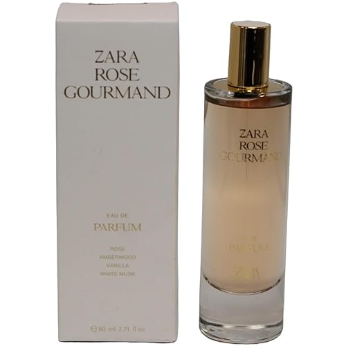 Zara Perfume Rose Gourmand para mujer EDP Eau De Parfum 80 ML (2.71 FL. OZ)