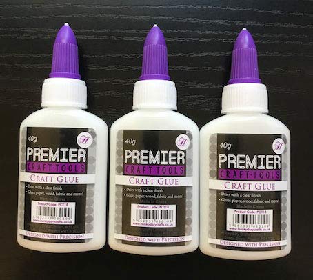 HunkydoryPremier Craft Tools - White Craft Glue - 3 x 40g Bottles
