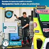 HAZET Enrouleur de tuyau 9040N-13 I Longueur de tuyau 15 m, diamètre intérieur : 13 mm, pression : 20 bar pour air comprimé et eau I avec fonction "Stop at any point - 6