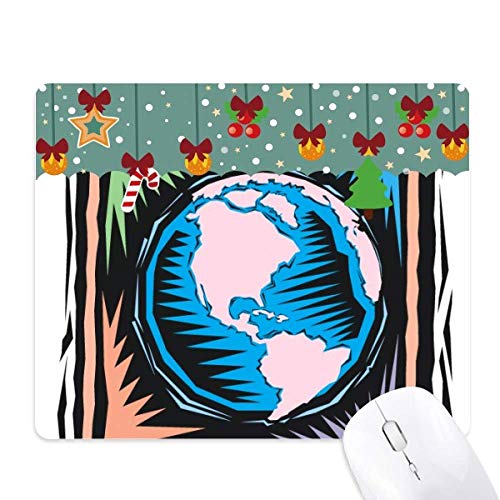 Tapis de souris éléphant gravé Mysterious Earth en caoutchouc premium