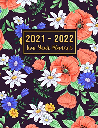 2021-2022 Two Year Planner: 2021-2022 see it bigger Square planner | 24-Month Plan & Calendar with Holidays Size: 8.5