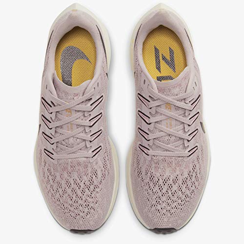 Image of Nike Women's Air Zoom Pegasus 36 Running Shoes, Platinum Violet /Black /Plum Chalk, 10.5 B US