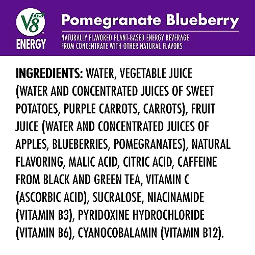 V8 +Energy 200000024543 Pomegranate Blueberry Juice Energy Drink thumb #10
