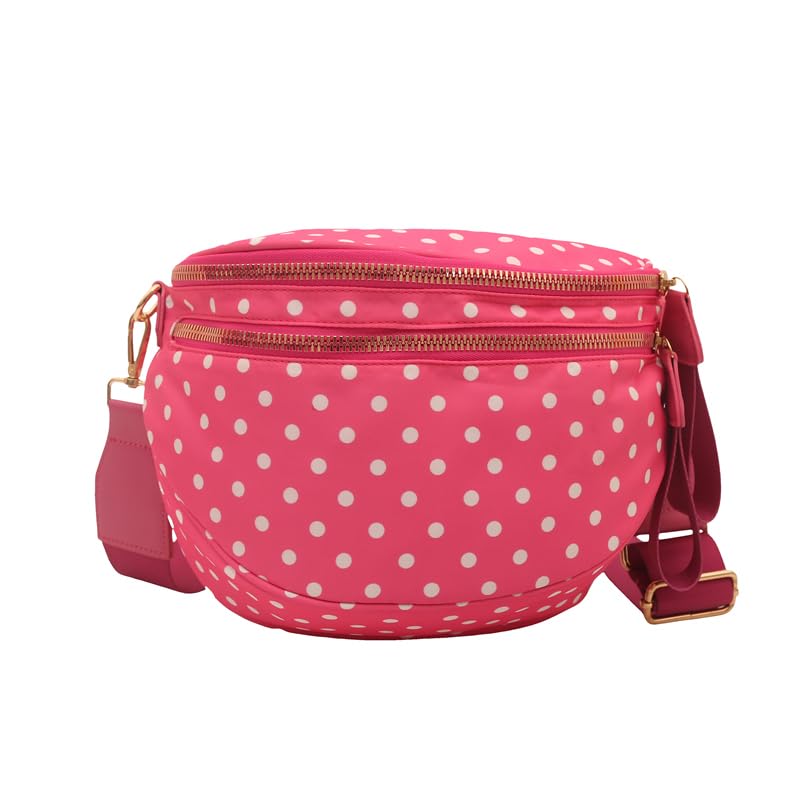 Sac banane rose rouge 265x230mm | Grand sac à bandoulière étanche