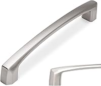 BUKOBYHE 10 Pack 5 Inch Brushed Satin Nickel Cabinet Pulls - Zinc Alloy Drawer Handles for Kitchen Bathroom Hardware