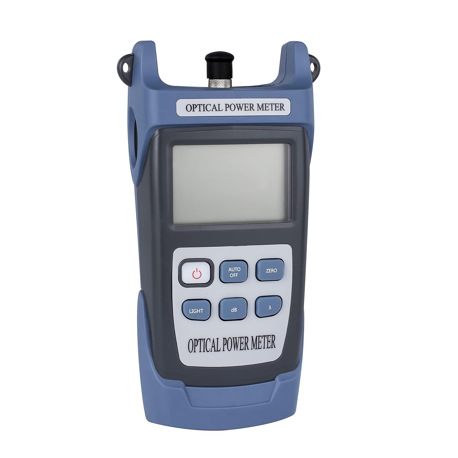 Optical Power Meter, Digital Handheld LCD Display, Light/dB/Wavelength Measurement, Blue-Grey-image-38