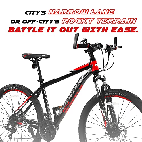 Vaux Battle 518 26T Gear Cycle for Men, 17" Alloy Frame, 21 Speed - Image 3