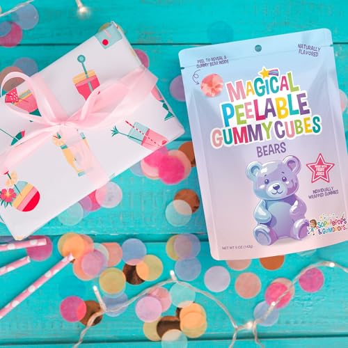 Cubos gomosos pelables oso 5 oz 6 unidades miniatura 5