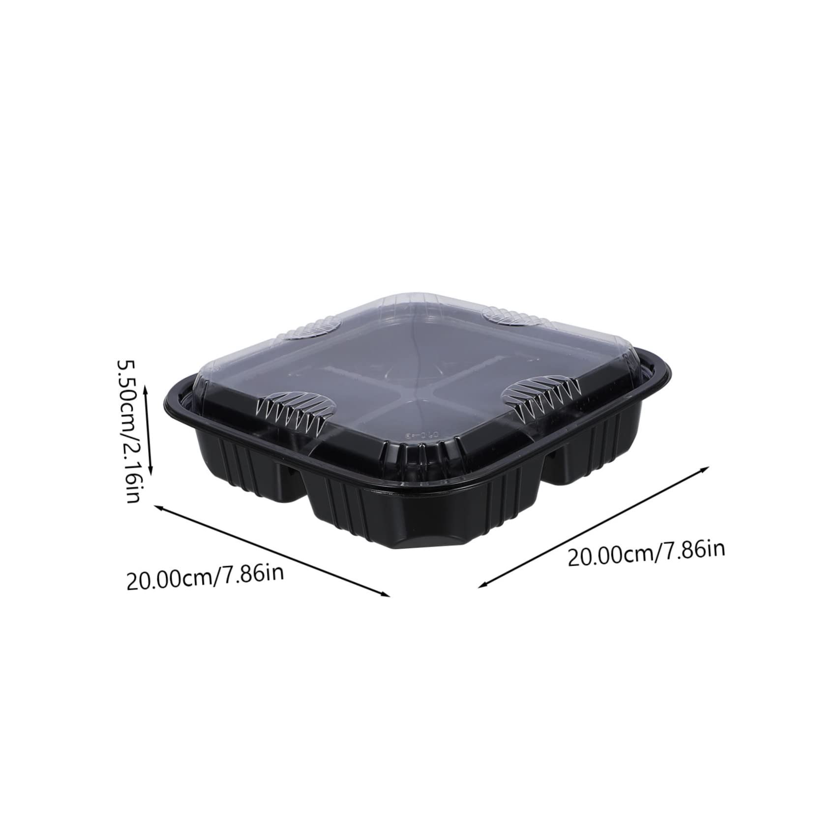 Alipis 10pcs Thickened Fruit Packing Box Container Buckle Lid for Fresh Fruits Snacks and Takeaway Practical Design for and Storage Style