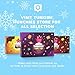 Midi International Snack Box | Premium Exotic Foreign Snacks | Unique Snack Food Gifts Included | Light Blue Space Theme | Candies from Around the World | 12 Full-Size + 1 Bonus Snacks