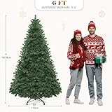 YITAHOME 6ft Artificial Christmas Tree, Realistic Christmas Pine Tree with 880 Tips, Foldable Metal Stand & Metal Frame, Easy Assembly Pops Up Christmas Tree for Home Party, 182 x Φ115cm - Image 4