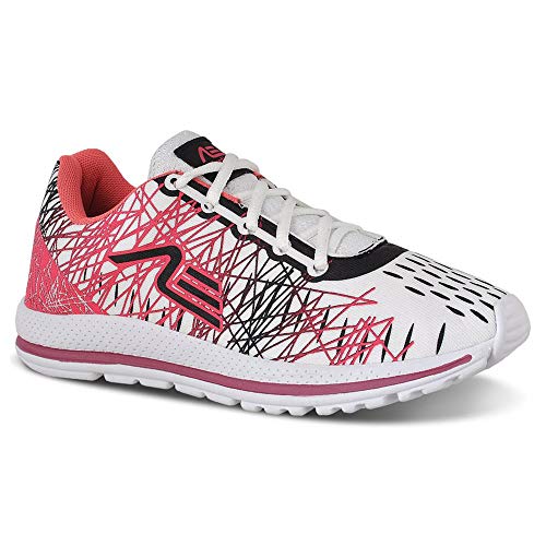 Kit 2 Tênis Adaption Ax 900 e Spider Preto Azul/branco Rosa + Relogio - 38