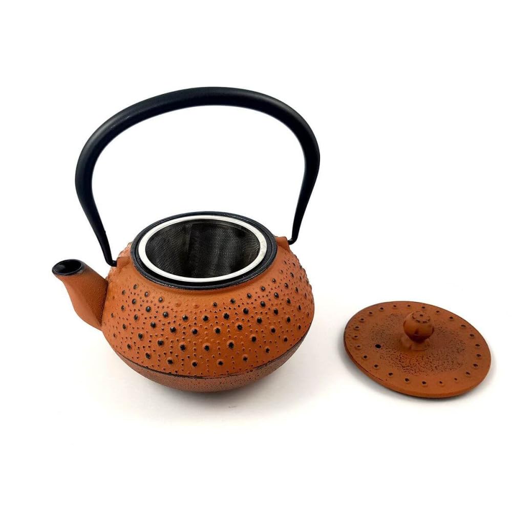 Tetera de hierro fundido (1 L), color verde
