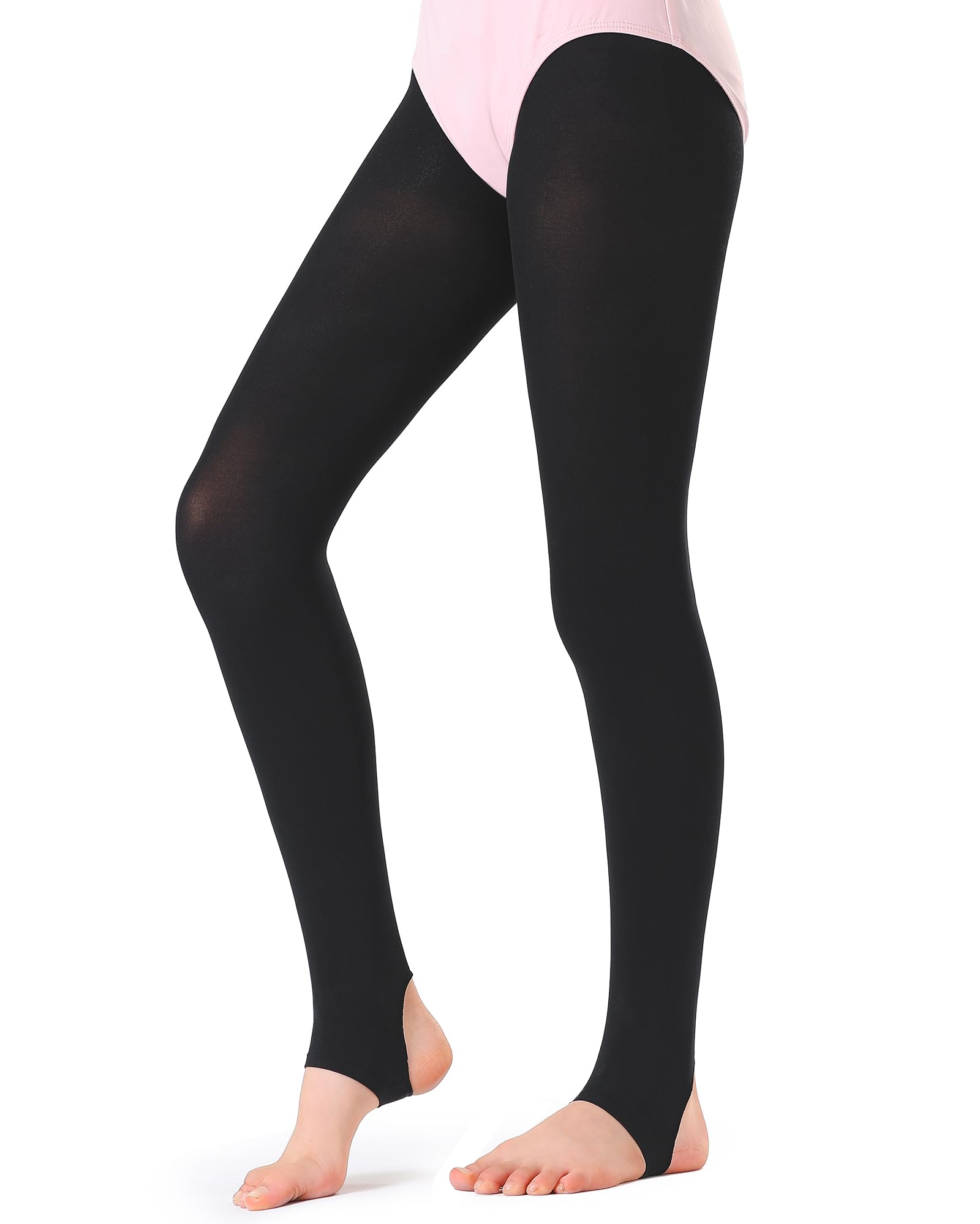 Stelle Girls Women Stirrup Ballet Tights for Dance Class Kids Adult