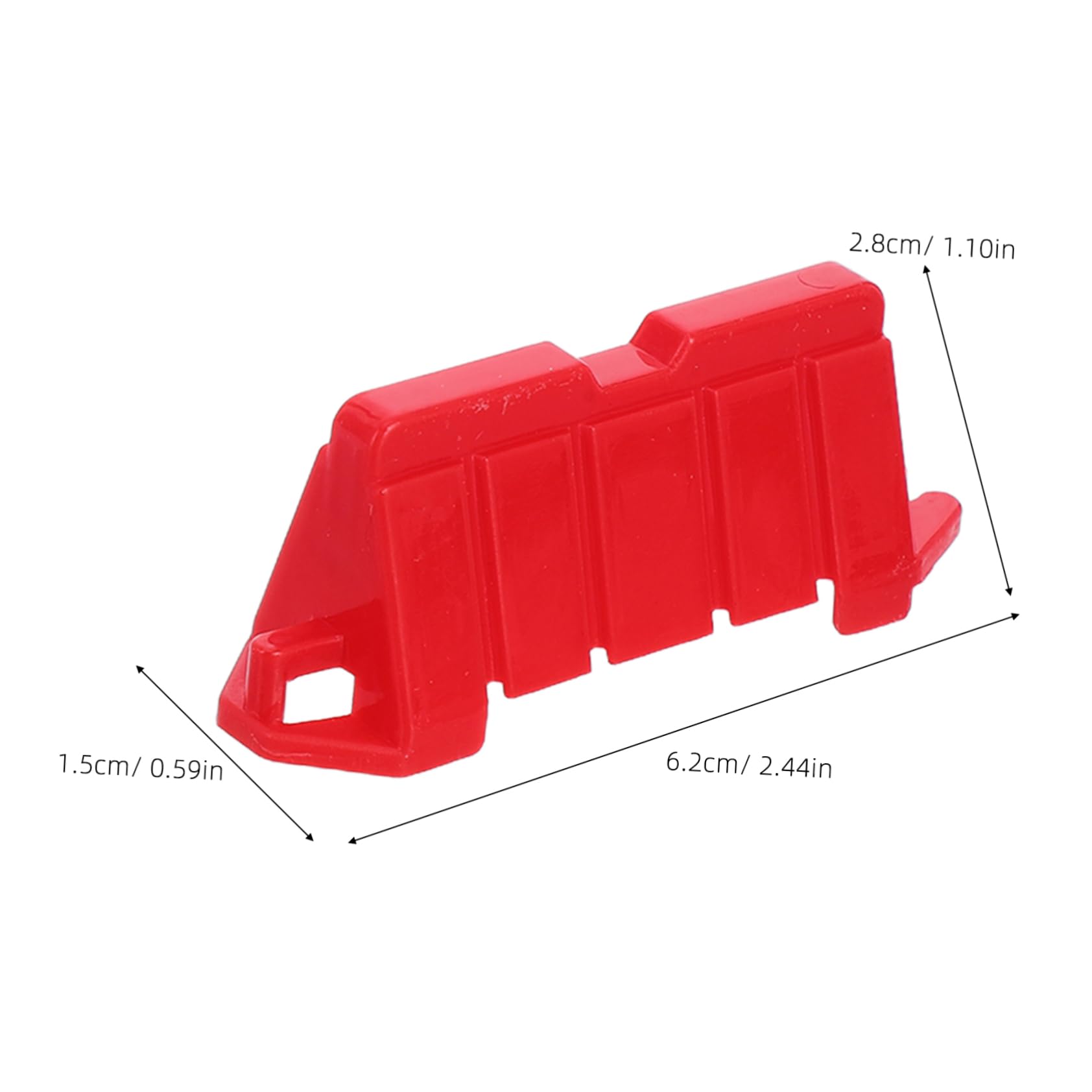 Toddmomy 50pcs Rc Drift Field Fence Traffic Barricade Miniature Road Block Toy Accessories for Remote Control Car Racing Track Setup - Image 2