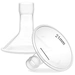 Nenesupply 21mm Flange Breastshield Compatible with Lansinoh Pump Parts and Breastpumps. Replacement to Lansinoh Flange 21mm Breastshield. Work with SignaturePro SmartPump Manual