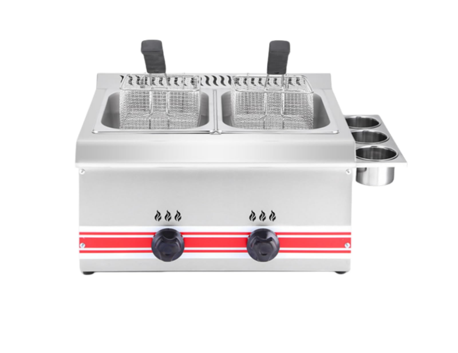 Amazon.co.jp: Acnivkoフライヤー 業務用大型 ガスフライヤー 業務用