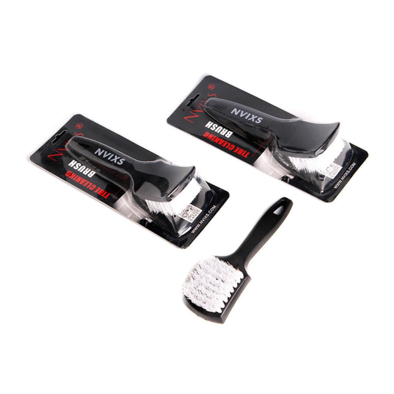 Mobestech 3pezzi Spazzola per Pulizia Auto Strumento Detailing Versatile per Cerchi e Superfici Utilizzabile Internamente Ed Esternamente Facile da Risciacquare e Resistente