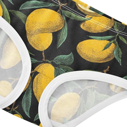 Wusikd Mango Girls' Underwear Cotton Girls Briefs Soft Toddler Underwear 2T4