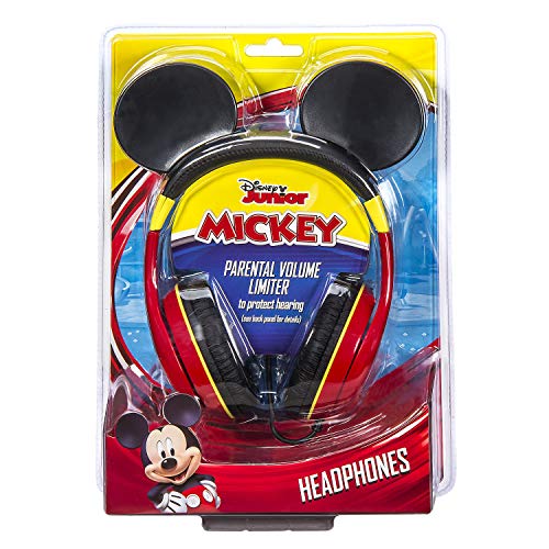 eKids Mickey Mouse Headphones For Kids, Adjustable Over the Ear Headphones, 3.5mm Jack Wired Headphones with Parental… - Image 7