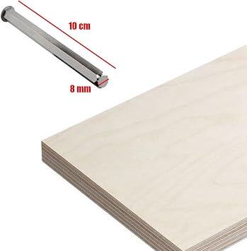 Badem10 Nobel Easy Assembly Concealed Shelf Holder 10 mm x 10 cm (2 PIECES)