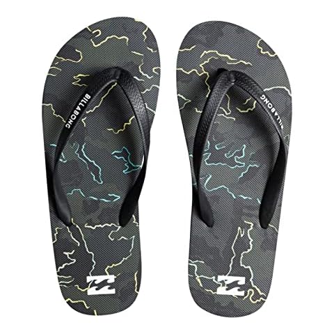 BILLABONG Men's Waves Flip-Flop, Black, 12 UK Cover