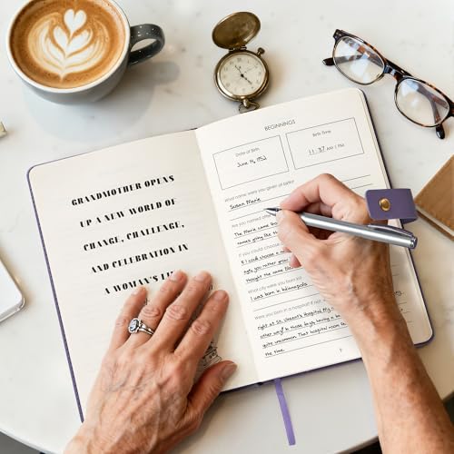 YDCUV Grammy I Want to Know Your Life Story Leather Journal (Hardcover) - Birthday Gifts for Grammy - Guided Journal to Share Her Life Story - Ideal Gifts for Mothers Day from Grandkids by YDCUV - Image 7